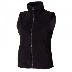 Plain microfleece jacket Women's sleeveless Henbury 280 GSM